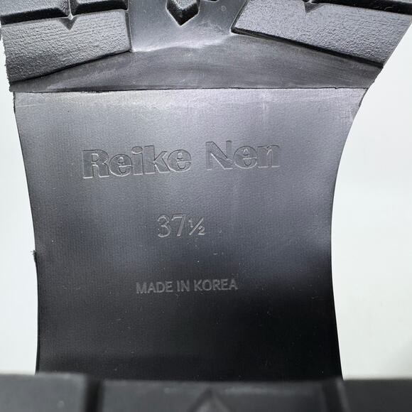 NWT REIKE NEN 'Cording Platform' Black Patent Leather Chunky Boots - Picture 7 of 10